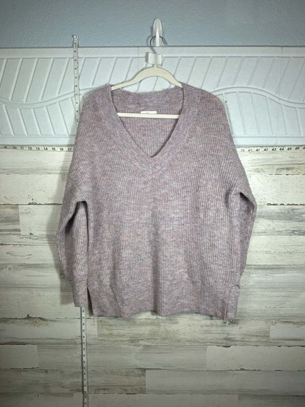 Women's LC Lauren Conrad V-Neck Tunic Sweater, oversized